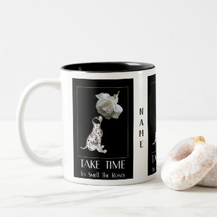 Tasse 2 Couleurs Prenez Le Temps Chiot Et Rose Inspiration
