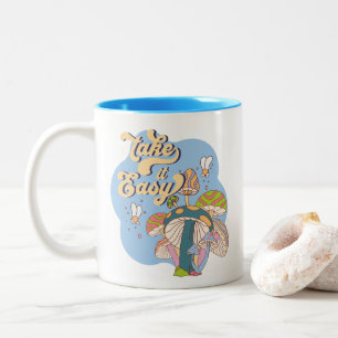 Tasse 2 Couleurs Prenez les choses calmement – Champignon Psychedel
