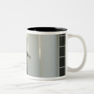 Tasse 2 Couleurs Président Barack plongé dans ses pensées alors qu'