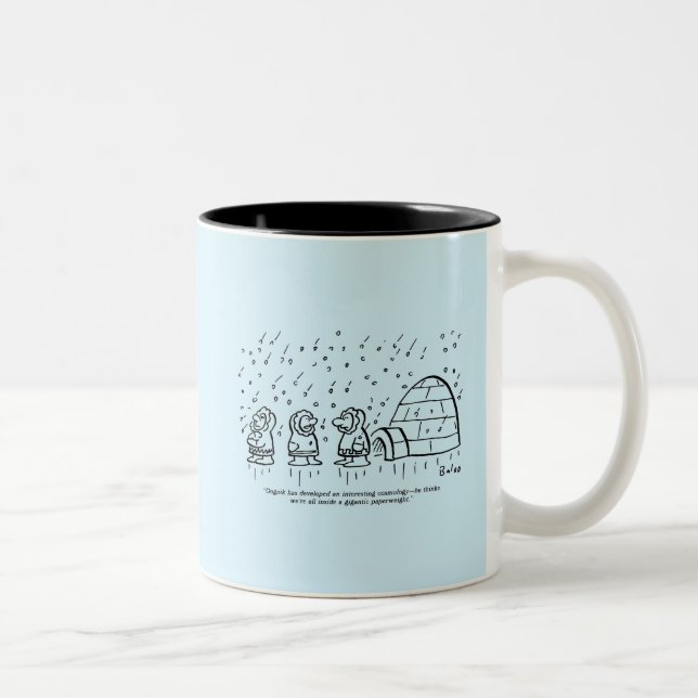 Tasse 2 Couleurs Presse-papiers (Droit)