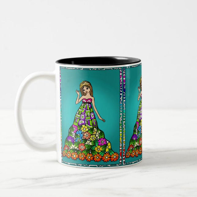 Tasse 2 Couleurs Princesse (Gauche)