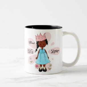 Tasse 2 Couleurs Princesse Big Soeur Africaine Américaine