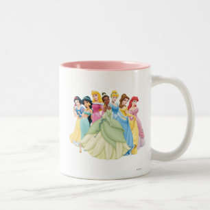Tasse 2 Couleurs Princesse Disney  Aurora, Tiana, Cendrillon Centre
