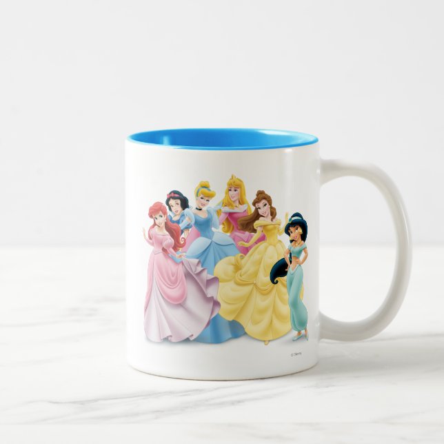 Tasse 2 Couleurs Princesse Disney | habillé pour impressionner (Droit)