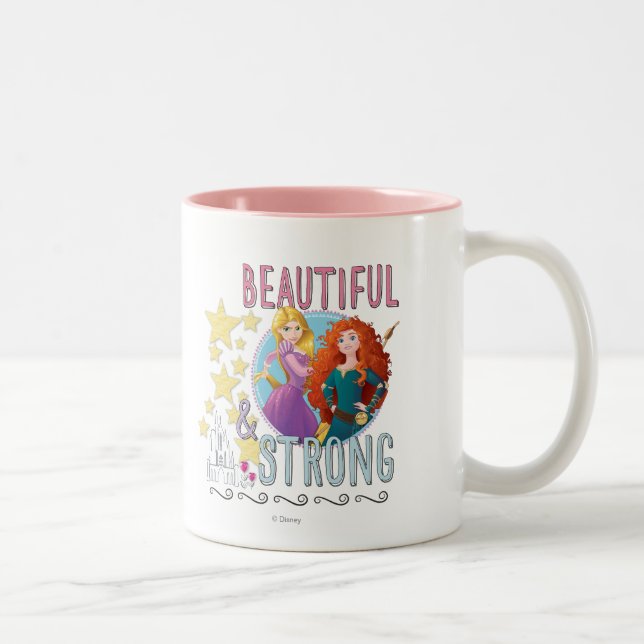 Tasse 2 Couleurs Princesse Disney | Rapunzel et Merida (Droit)