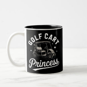 Tasse 2 Couleurs Princesse drôle de chariot de golf Dames de golf s
