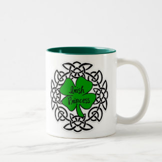 Tasse 2 Couleurs Princesse irlandaise celtique