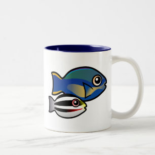 Tasse 2 Couleurs Princesse Parrotfish avec bébé