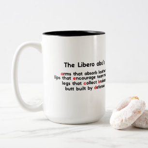 Tasse 2 Couleurs Prix de meilleur Libero Abc - volée de typographie