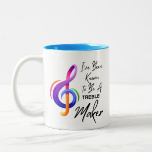 Tasse 2 Couleurs Professeur de musique Je suis connu pour être un c