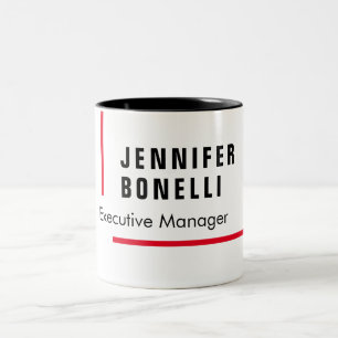 Tasse 2 Couleurs Professionnel minimaliste moderne tendance