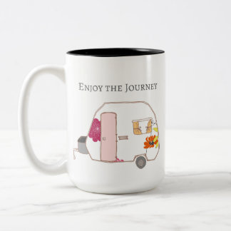 Tasse 2 Couleurs Profondément satisfait - appréciez le voyage