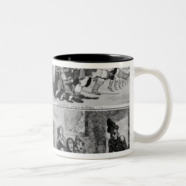 Tasse 2 Couleurs Progrès de John Taureau (Droit)