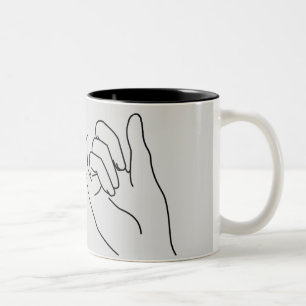Tasse 2 Couleurs promesse rosâtre