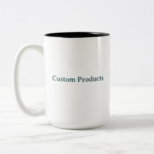 Tasse 2 Couleurs Promotion simple marque 15oz