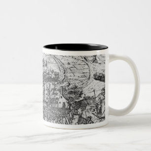 Tasse 2 Couleurs Protestants se réunissant dans l'ouvert autour
