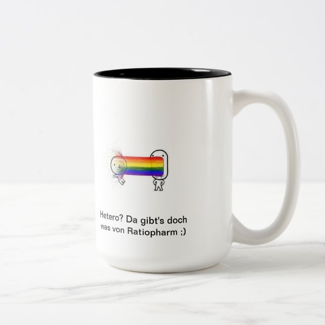 Tasse 2 Couleurs PROUD Lesbian (Droit)