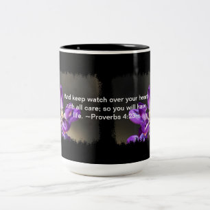 Tasse 2 Couleurs Proverbes 4:23