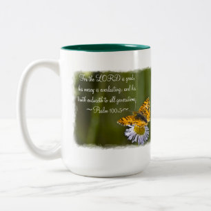 Tasse 2 Couleurs Psaume 100:5