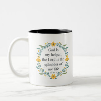 Tasse 2 Couleurs Psaume 54:4