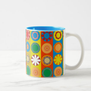 Tasse 2 Couleurs Puissance de flux dans les lignes
