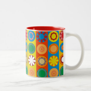 Tasse 2 Couleurs Puissance de flux dans les lignes