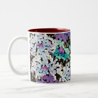Tasse 2 Couleurs Purple Crystal Floral Blooms