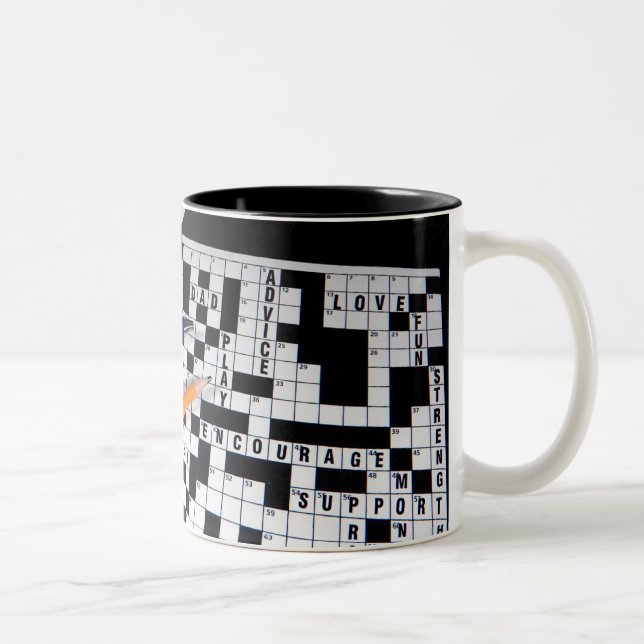 Tasse 2 Couleurs Puzzle de mots croisés (Droit)