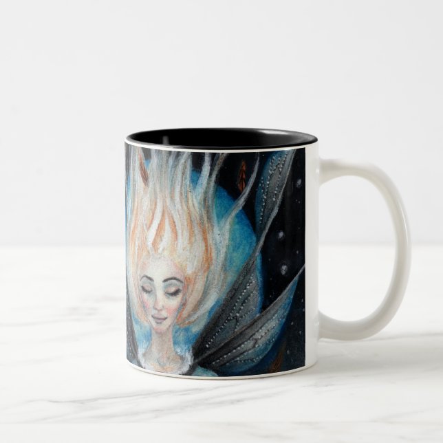 Tasse 2 Couleurs Quand tu souhaites une étoile (Droit)
