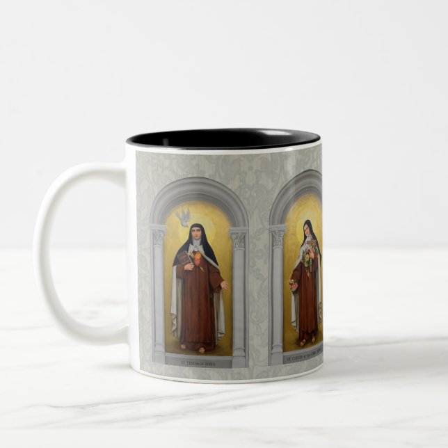 TASSE 2 COULEURS QUATRE CARMÉLITES DE ST TERESA THERESE (Gauche)