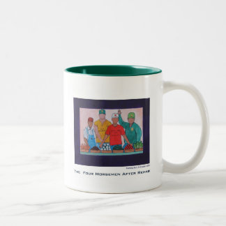 Tasse 2 Couleurs Quatre cavaliers après réadaptation