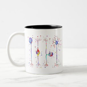 Tasse 2 Couleurs Quatre types de neurones
