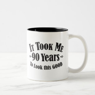Tasse 2 Couleurs quatre-vingt-dixième cela m'a pris