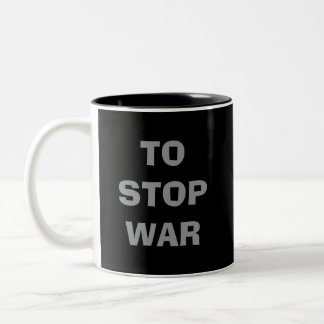 Tasse 2 Couleurs Que pouvons-nous faire pour ARRÊTER DE FAIRE LA GU