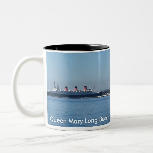 Tasse 2 Couleurs Queen Mary Long Beach (Gauche)