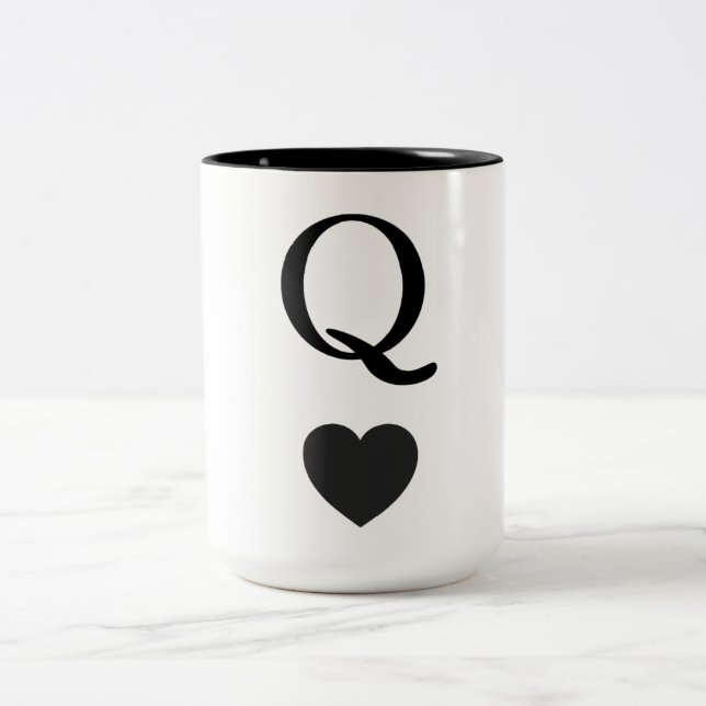 Tasse 2 Couleurs Queen of Hearts (Centre)