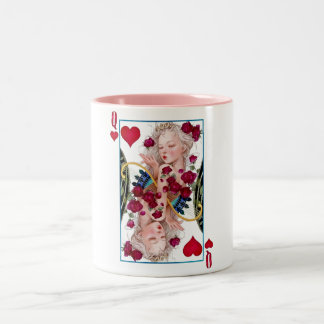 Tasse 2 Couleurs Queen of Hearts Surdimensionné Graphisme, Jouer de