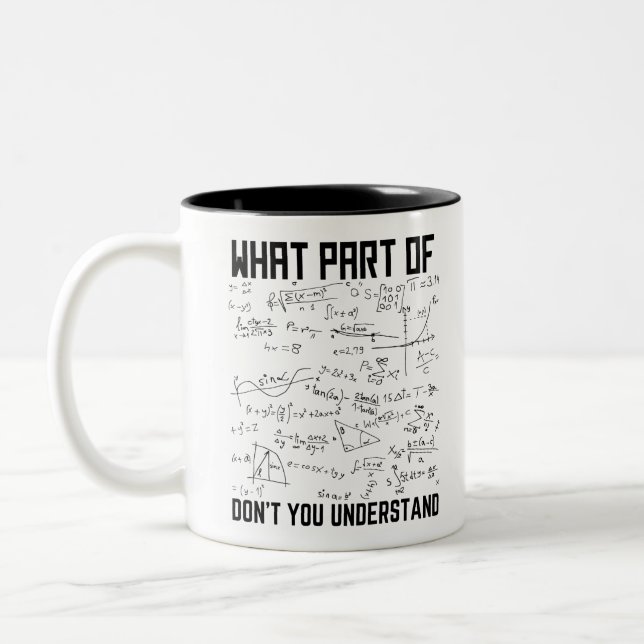Tasse 2 Couleurs Quelle partie de Ne comprenez-vous pas ? (Gauche)