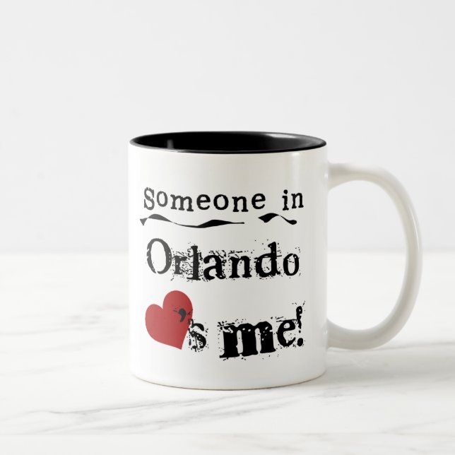 Tasse 2 Couleurs Quelqu'un à Orlando (Droit)