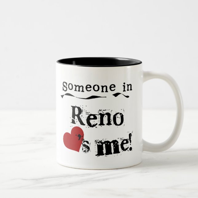 Tasse 2 Couleurs Quelqu'un à Reno (Droit)