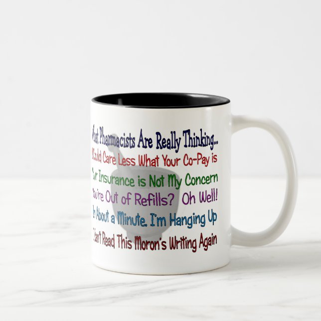 Tasse 2 Couleurs Quels pharmaciens PENSENT VRAIMENT (Droit)