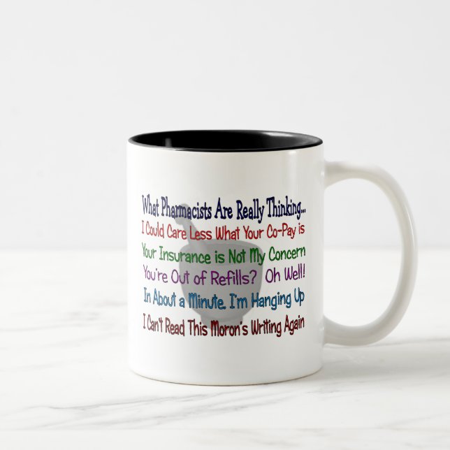 Tasse 2 Couleurs Quels pharmaciens PENSENT VRAIMENT (Droit)