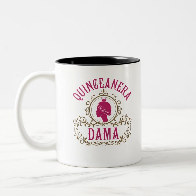 Tasse 2 Couleurs Quinceanera Dama (Gauche)