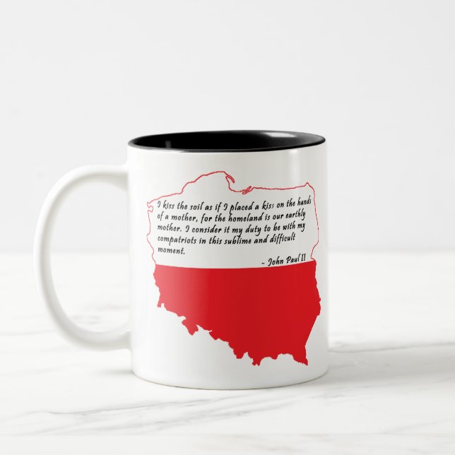 Tasse 2 Couleurs Quota From Pope John Paul II (Gauche)