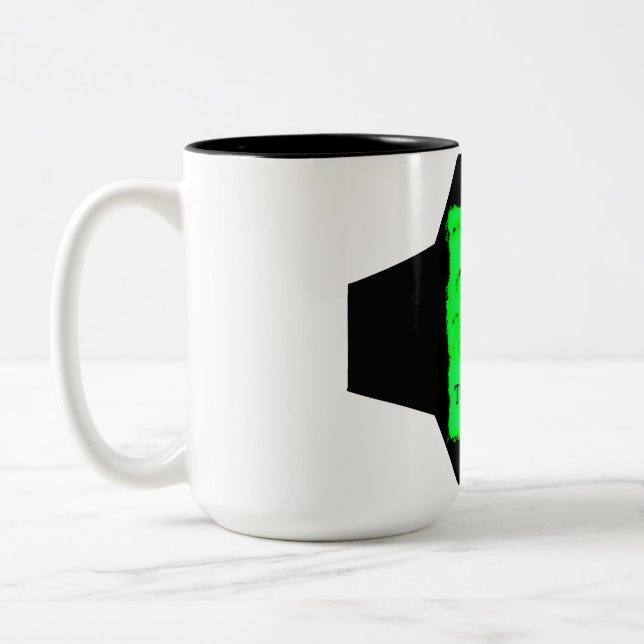 Tasse 2 Couleurs Rad Rebellion Coffee crâne de football (Gauche)