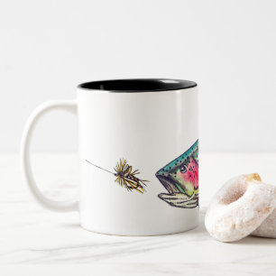 Tasse 2 Couleurs Rainbow Trout Fly