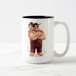Tasse 2 Couleurs Ralph Vanellope  Règles Vanellope!