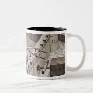 Tasse 2 Couleurs RAM de battage romaines, du 'DES S d'Encyclopedie