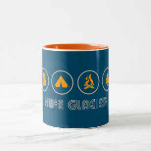 Tasse 2 Couleurs Randonnée Parc national des Glaciers Montana