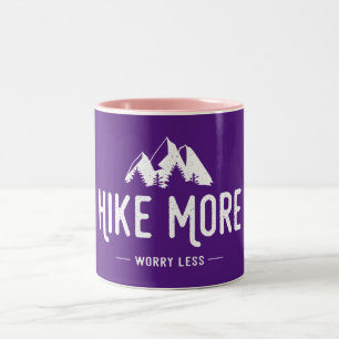Tasse 2 Couleurs Randonnée Plus Inquiète Moins